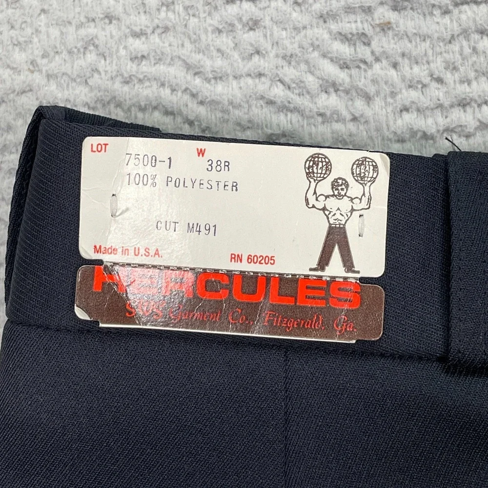 Vintage Hercules Pants Men's Size 38X29 USA Pleated Military Workwear NWT